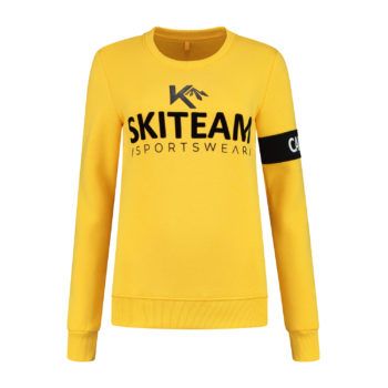 sweater yellow skiteam captain