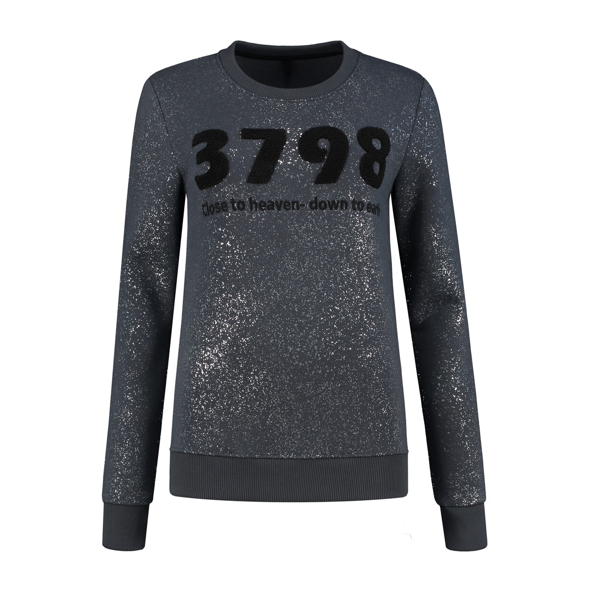 Sweater 3798 Shine Kou Sportswear Dames Sweater LOVE Kou Sportswear